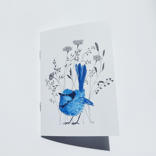 Carnet A6 ligné - Fairy-wren