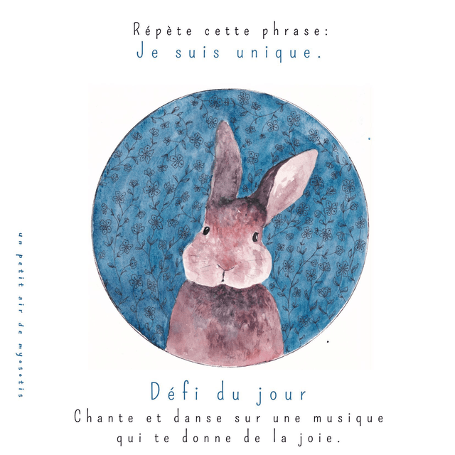 Cartes &quot;confiance en soi&quot; pour enfants